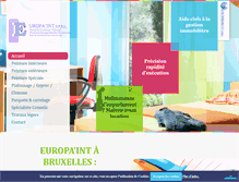 Tablet Screenshot of europaint.be
